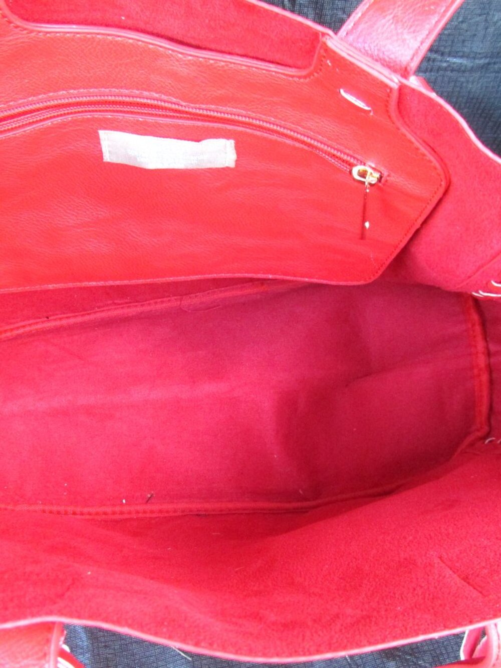 Taleen Red Fringed Handbag - Picture 5 of 14
